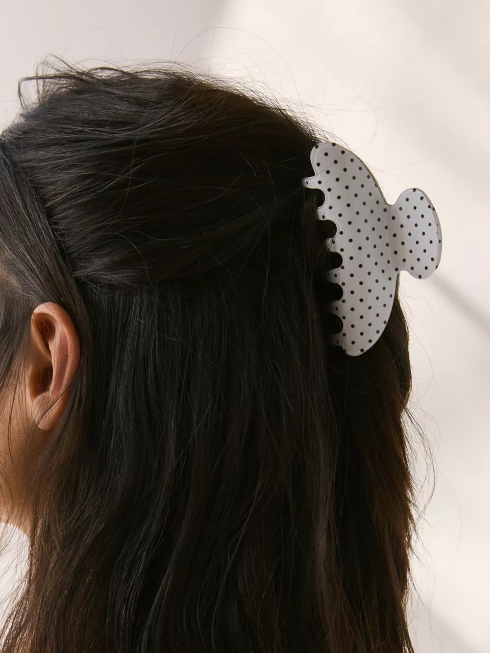 Polka Dot Claw Clip